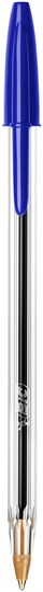 BIC; BIC Cristal Xtra Smooth Blue Ballpoint Pens, Medium Point (1.0mm), 500-Count Pack of Bulk Pens, World's No. 1 Ball Pen; Category:Ballpoint Pens; Image:1